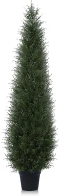 Zdjęcie produktu dla Sztuczne drzewko cedrowe 150 cm, odporne na promieniowanie UV, do użytku domowego