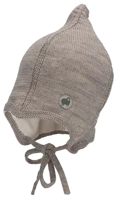 Productafbeelding van Gebreide muts, puur wol, model "Zipfli"