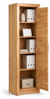 Produktbild von Aktenschrank 52x42x190 Büroschrank Kernbuche teilmassiv #2688