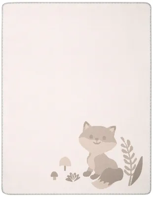 Produktbild von Biederlack Plaid mit Zierstich Lovely & Sweet  Foxy Größe 75 x 100