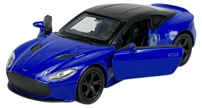 Obrázek produktu pro Welly, model Aston Martin DBS, modrá barva, měřítko 1:34, kovový model, , v originální krabici, číslo produktu 43864