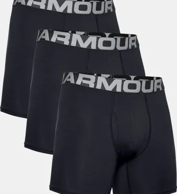 Produktbild von Under Armour UA Charged Bavlna 6in 3 Pack-BLK - S