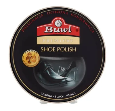 Zdjęcie produktu dla Buwi pasta do obuwia 40ml puszka - czarna