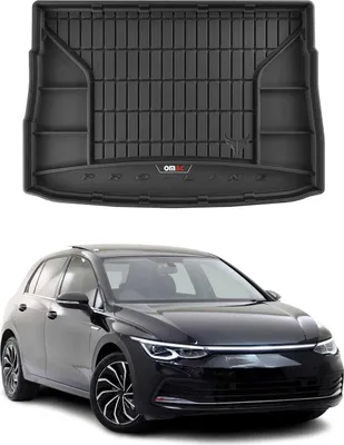 Immagine prodotto di Vaschetta portabagagli in gomma OMAC per VW Golf 2019-2025 con ripiano laterale in TPE