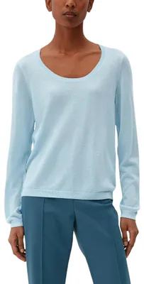 Produktbild von s.Oliver Black Label Damen Strickwaren Langarm, Blau, 32 EU