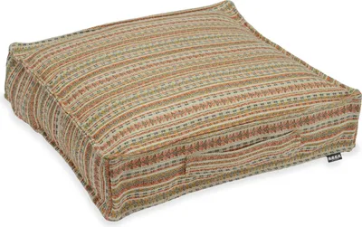 Produktbild von H.O.C.K. Amara Outdoor Matratzenkissen 50x50x10cm terra mit Tragegriff