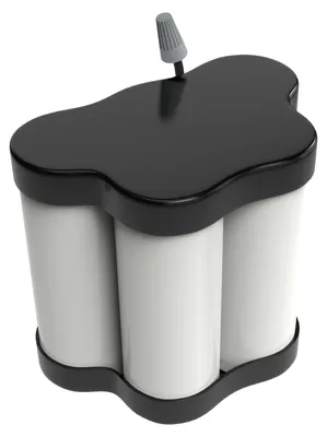 Immagine prodotto di TECHTEK Batteria compatibile con [Stahl] ECOLUX 6608/5 sostituisce 118017