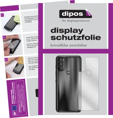Obrázek produktu pro 2x ochranná fólie displeje pro Motorola Moto G71 zadní čirá ochranná fólie displeje dipos