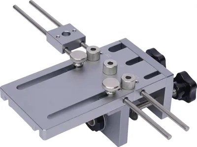 Obrázek produktu pro Vrták na hmoždinky do dřeva 3 v 1, vrtací šablona a pomůcka pro vrtání, sada 6/8/10 mm, stříbrný