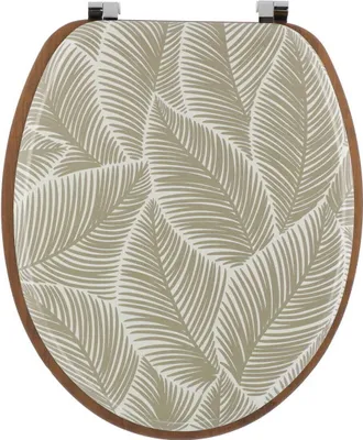 Produktbild von Wc Sitz Toilettendeckel Klodeckel Akazie Klobrille Toilettensitz Mdf Klositz braun