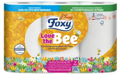 Obrázek produktu pro Kuchyňská utěrka Foxy Love Bee 3 kusy
