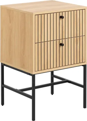 Produktbild von Albany Nachttisch 2 Schubladen Natur.