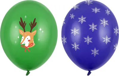Produktbild von Luftballons 30 cm, Frohe Weihnachten, Mix (1 Packung / 50 Stück)