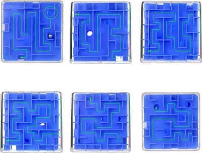 Produktbild von 3D-Labyrinth, Würfel, Labyrinth, rollende Perlen, Spielzeug für Kinder, Puzzle-Spiel