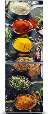 Produktbild von Tulup Kühlschrankdekoration - Magnetmatte - 60 cm x 180 cm - Magnet auf dem Kühlschrank - Gewürze