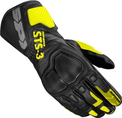 Produktbild von Spidi STS-3 Motorrad Handschuhe, schwarz/gelb, M
