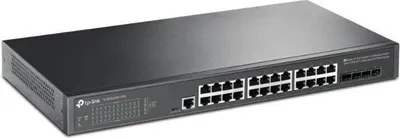 Immagine prodotto di TP-Link JetStream TL-SG3428X-UPS Switch di rete gestito L2+/L3 Gigabit Ethernet (10/100/1000) 1U nero (TL-SG3428X-UPS)
