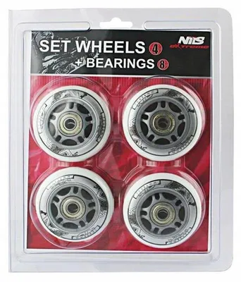 Produktbild von Pu 70x24 82a Weiß (4 Stk.) + Abec-7 (8 Stk.) Set Nils Extreme