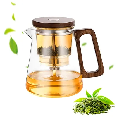 Produktbild von Magische Glas Teekanne mit Sieb - Für Blütentee und losen Tee