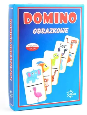 Produktbild von Domino obrazkowe zwierzeta