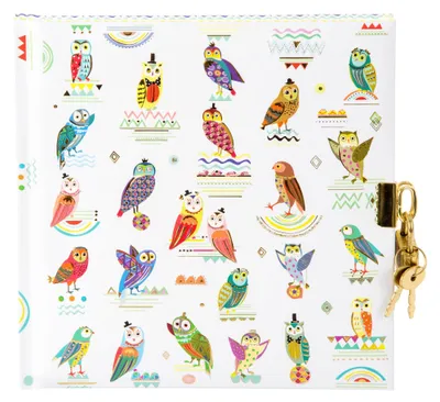 Produktbild von Goldbuch 44 358 OWLS Tagebuch, Gold / 16,5 x 16,5 cm