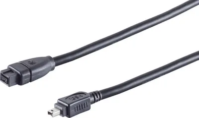 Produktbild von FireWire-Kabel IEEE 1394B 9pol St/1394A 4pol 1,8m