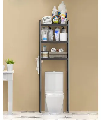 Badkamerorganizer mit 3 Ablagen, platzsparend, 50x26x135 cm