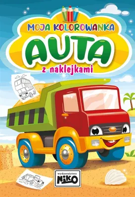Zdjęcie produktu dla Auta. Kolorowanka dla dzieci z naklejkami