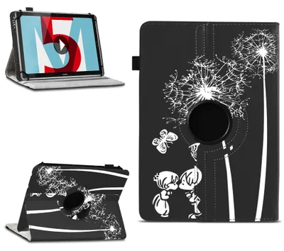Produktbild von Tablet Hülle Huawei MediaPad M5 Lite Tasche Schutzhülle Case Cover 360° DrehbarFarben:Motiv 11