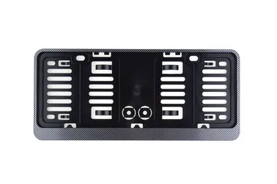 Produktbild von Kennzeichenhalterung Carbon Kurz USA Japan AMIO-02795 Stabil Montierbar