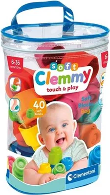 Zdjęcie produktu dla Cle Baby Clemmy Woreczek Z 40 Klockami 17878