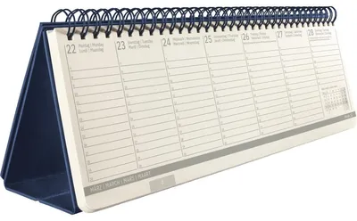 Produktbild von Tischkalender Conceptum 2027 HC dunkelblau 132 Seiten 300x143x18mm