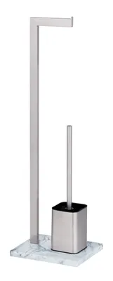 Produktbild von WENKO Stand WC-Garnitur Aprilia Ständer Bürste Badezimmer Toilette
