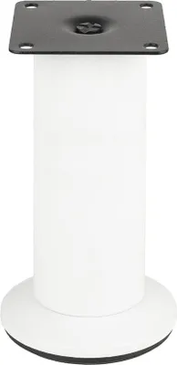 Produktbild von FS001 120 mm verstellbarer Möbelfuß, Hochglanzweiß