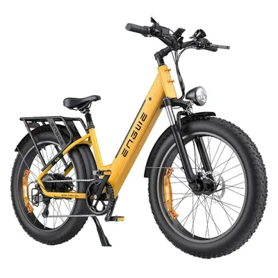 Productafbeelding van E26 Step-through - Elektrische fiets, 250W, 768Wh, bereik 140 km - Geel