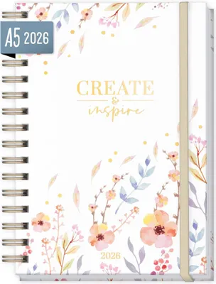 Produktbild von Lieblings-Timer 2026 / A5 / Sweet Flowers / Häfft-Verlag