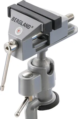 Morsa Mannesmann M 713-050 - Robusta, 50 Mm, Con Incudine E Rotazione 360° - Foto 4