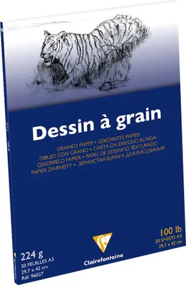 Produktbild von Clairefontaine Zeichenblock 29,7x42 224g 20Bl