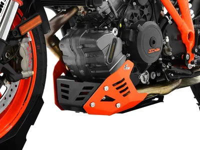 Obrázok produktu pre ZIEGER ochranný kryt motora kompatibilný s KTM 1290 Super Duke R čierna / oranžová