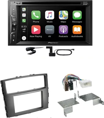 Produktbild von Pioneer AVH-Z3200DAB CarPlay USB MP3 CD Einbauset für Mitsubishi Pajero bis 2014