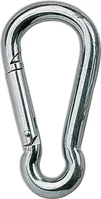 Produktbild von Waldhausen Führstrick-federhaken Silber  Silber One Size