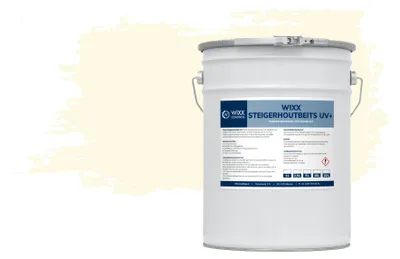 Productafbeelding van Wixx Steigerhoutbeits UV+ - RAL 1015 | Ivoorwit - 1L