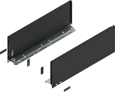 Produktbild von BLUM LEGRABOX pure Zarge Höhe C, NL 500, Carbonschwarz