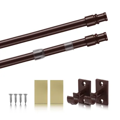Image de Perches de café brun foncé 75-125 cm