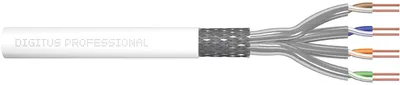 Immagine prodotto di DIGITUS cavo d'installazione S/FTP Cat7 305 m, scatola, AWG 26/1, bianco