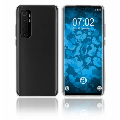 Produktbild von PhoneNatic Case kompatibel mit Xiaomi Mi Note 10 Lite - Crystal Clear Silikon Hülle crystal-case Cover