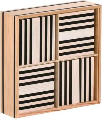 Immagine prodotto di Set di tavole in legno Kapla 100 pezzi in bianco e nero KAPL172127