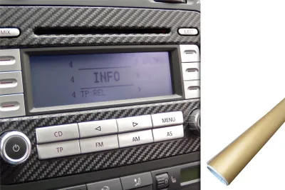 Immagine prodotto di Modanature per interni di , decorazioni di design per auto in lamina d'oro opaco