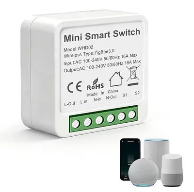 Zdjęcie produktu dla Włącznik inteligentny zigbee 3.0 do domu sterowanie aplikacją