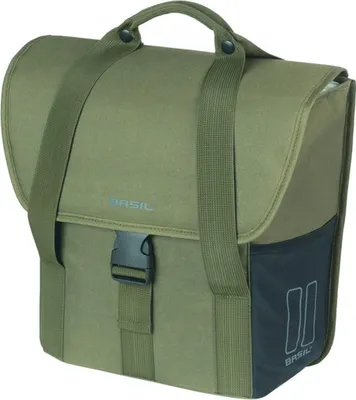 Image de Sac individuel Basil GO 16 litres 15 x 29 x 34 cm - Vert foncé